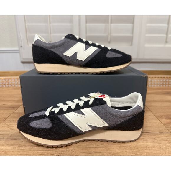 New Balance Womens 471 Lifestyle Sneaker Grey Black Suede Mesh Size 7 NIB Unisex - Picture 9 of 14